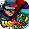 Gameplay do SWAT vs Zombies