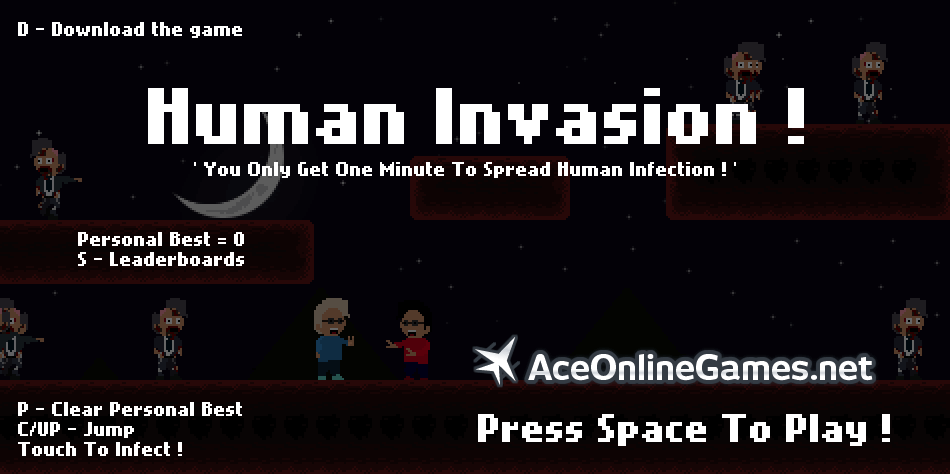 Human Invasion! | AceOnlineGames.net