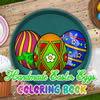 Handmade Easter Eggs Coloring Book