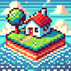 Island Puzzle: Build & Solve